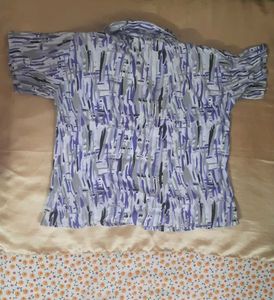 Abstract Print Blouse