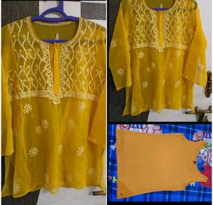 chikan kurti combo 😍🔥chikankari embroidery