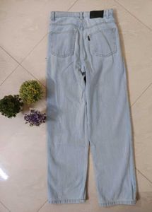 Light Wash Wide Leg Jeans