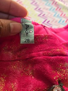 Pink Floral Gown Dress 💕🩷💕