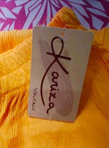 Women Yellow Maxi Skirt