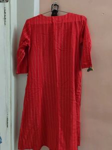 Bright Orange Kurta