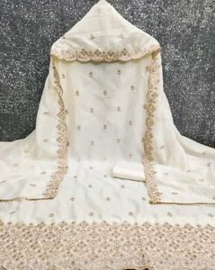 Elegant White Embroidered Kurta Set