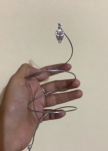 Unique Spiral Silver Handcuff