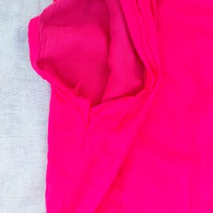 Rangmanch Pink Mirror Work Kurti