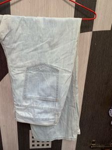 bootcut jeans white  good condition