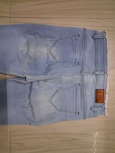 blue denim bootcut jeans