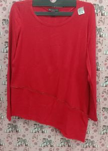 Red winter ❄️ wear Designer top