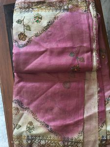 Beautiful Super Net Saree With Embroidery