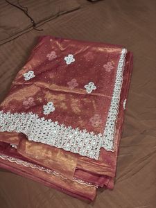 Serouski Work Saree With Blouse Pis