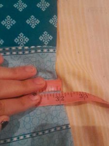 AURELIA Elegant Teal Blue Kurta, Size-XS