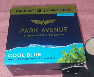 PARK AVENUE Premium Men's Soap Cool Blue Pack Of 4
