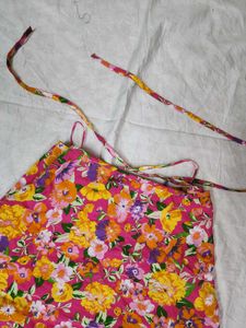 Zara Floral Wrap Around Skirt
