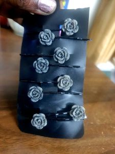Rose Bobby Pins - Set of 7