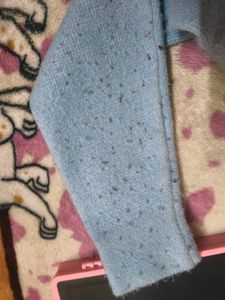 Butterfly Blue Sweater for 6-8 years girl