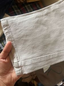 Beige Casual Pants
