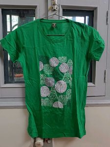 Green Graphic Tee