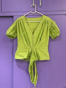 Designer Green Top