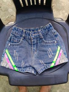 Girls Short Denim