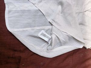 H&amp;M Stripped Fitted V-Neck Top