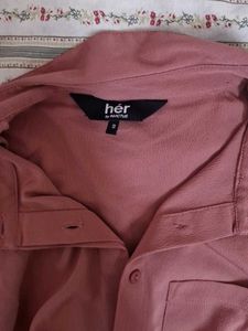 Mauve Button-Down Shirt