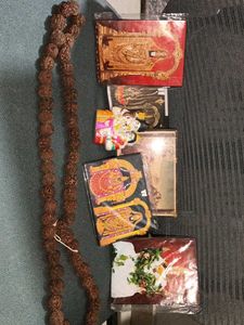 Hindu Bhagwan, God Frame..& Rudraksh