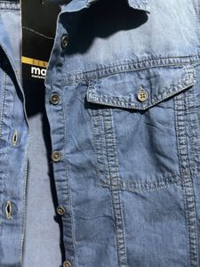 Max Fashion Denim Shirt – Women’s (Size L)