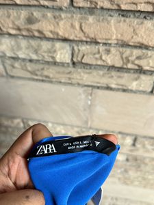 Zara Satin Slip Dress With strappy Back