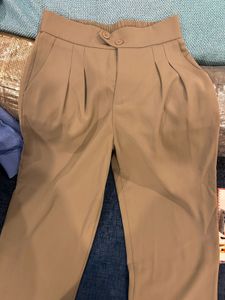 Olive Green Wide Leg Pants