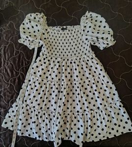 Polka Dot Tiered Dress