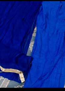 Elegant Blue &amp; Gold Kurta set