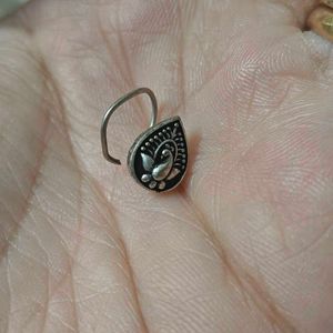 Vintage Silver Peacock Nose Ring
