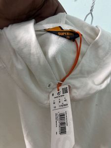 Superdry White Hoodie