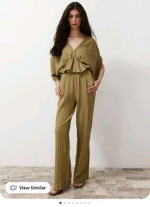 Bangkok Imported Co-ord Set In Olive