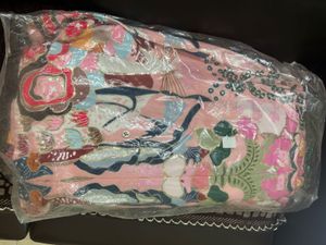 Gorgeous Floral Printed Pink Silk Lehenga Choli