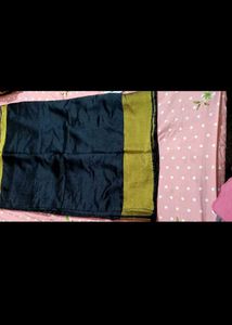 Embroidered Blouse With Saree