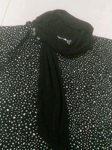 Huge Sale 🔴 🔴 Black &amp; White Printed Kurta