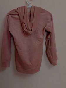 Pink Velvet Zip-Up Hoodie