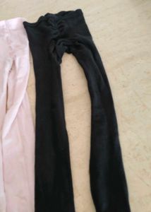 Girls Tights - Pink &amp; Black