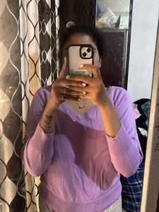 Lilac Preety Top For Winters