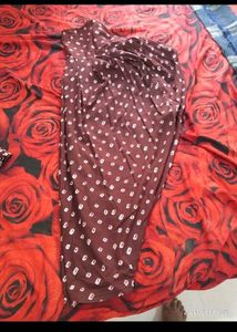 Bandhani Print Dress