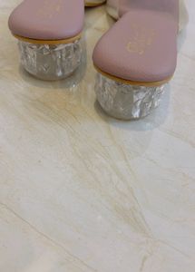 Stone Work Heel Party Wear Footwear For Low Rate