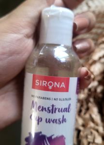 Sirona Menstrual Cup Wash Only At 99rs