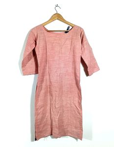 Pink &amp; Blue Kurta With Dupatta