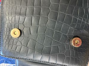 faux leather small bag