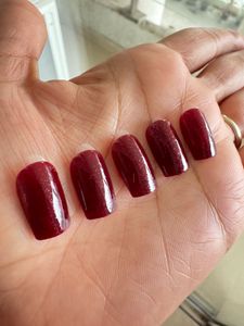 Burgundy Press On Nail Set