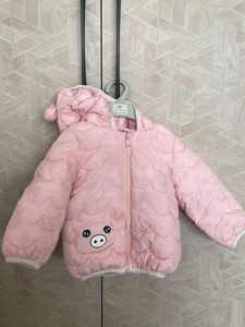 Cute Piggy Fluffy Pink Jacket