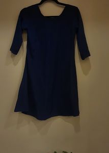 Blue Embroidered Tunic