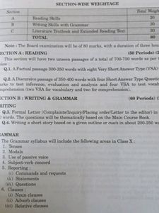 CBSE Class 10 ENGLISH