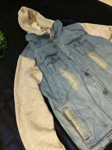Hooded Denim Jacket